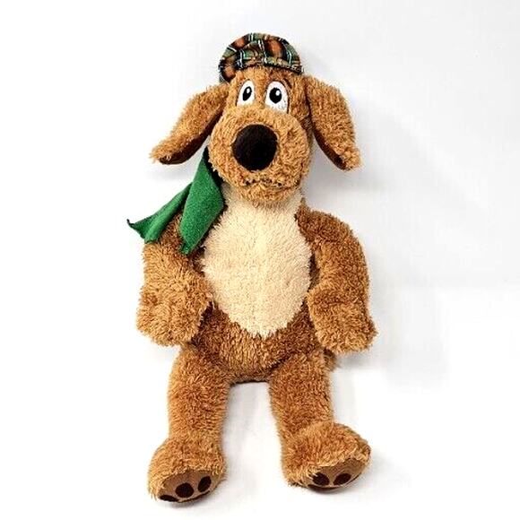Go Dog Go Dr. Seuss Organge Green Plaid Hat Stuffed Animal  Kohl's Cares 16in - Picture 1 of 7